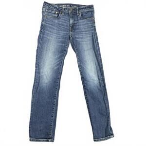 American Eagle Mens 31x32 (TF 28x28) Slim Straight Jeans AirFlex +